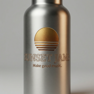 Sunset Jams Water Bottle